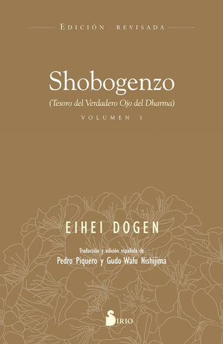 Shobogenzo  (volumen 1) - Eihei Dogen  - *