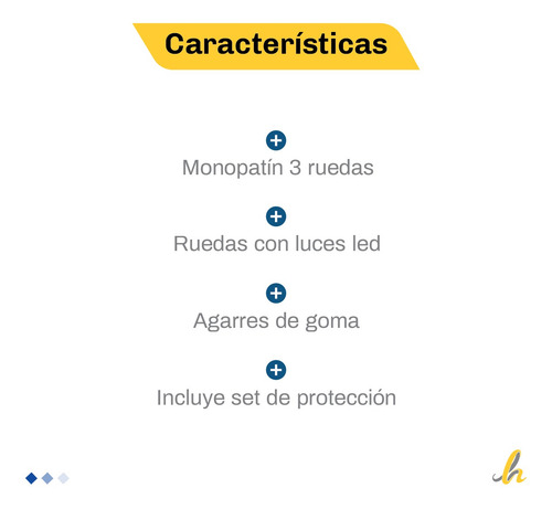 Imagen 2 de 10 de Monopatín Infantil 3 Ruedas Disney 7336 Luz Set Protección L