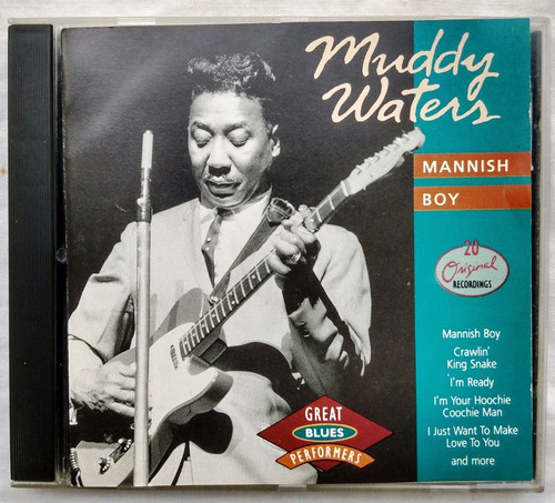 Muddy Waters - Mannish Boy Cd 1991 Holanda Blues - Hoochie 