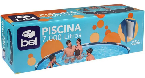 Piscina Redonda De Armação 7000 Litros Bel - 510100