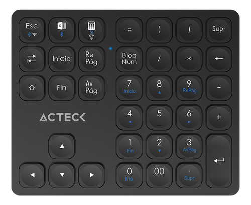 Teclado Numerico Acteck Tn480 Inalambrico Multidispositivo