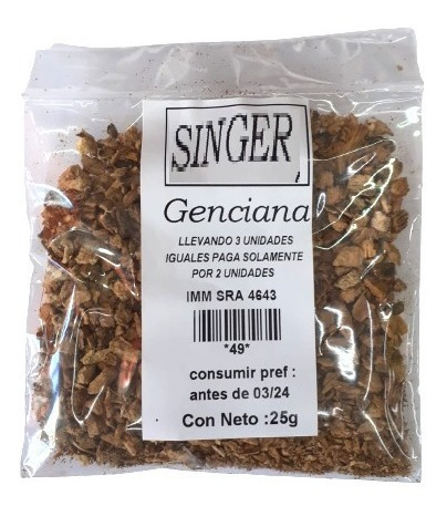 Hierba Genciana 25 G