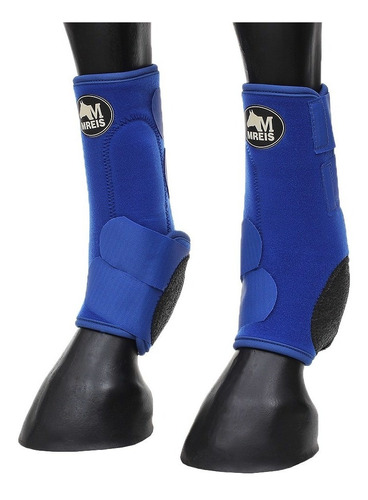 Splint Boot Para Cavalo Em Neoprene Azul M Reis 31652