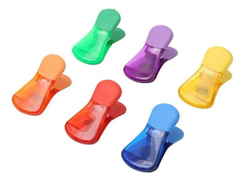 Clips Inmantados Para Notas  ( 4 Unidades) Colores Variados 