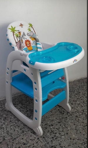 Imagen 8 de 9 de Silla Comedor Y Escritorio Para Bebe 2 En 1 Para Niño