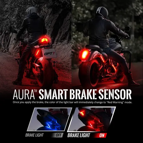 Opt7 Aura - Kit De Iluminacion Led Para Motocicleta, Kit De