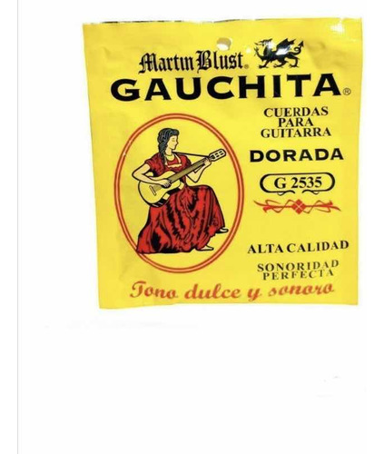 Encordado Para Guitarra Clasica Gauchita