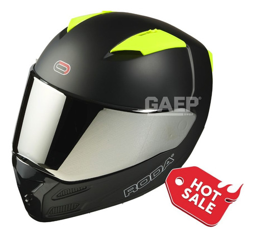 Casco Abatible Roda Revenge Con Certificacion Dot 