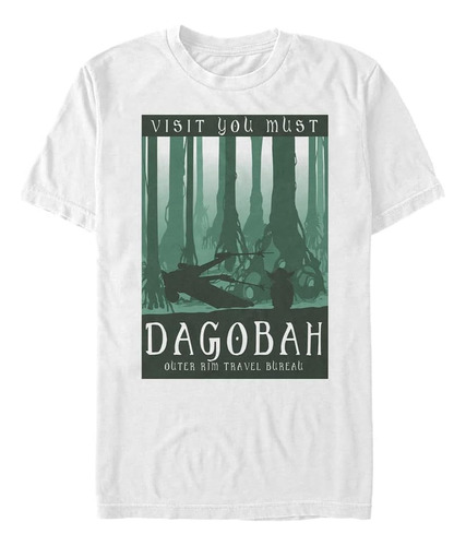 Star Wars Big & Tall Visit Dagobah - Polera De Manga Corta