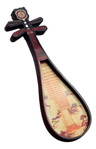 2 Miniature Musical Instrument Set For Dollhouse Decor Lute