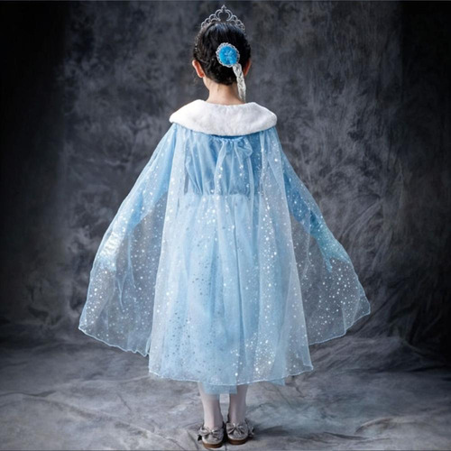 Kit Princesa Infantil Coroa Varinha E Trança Pra Fantasia