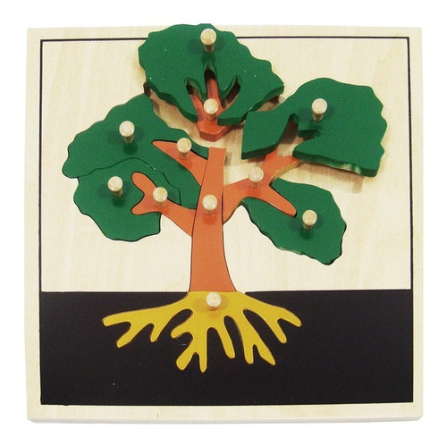 Puzzle Montessori Árbol 11pz