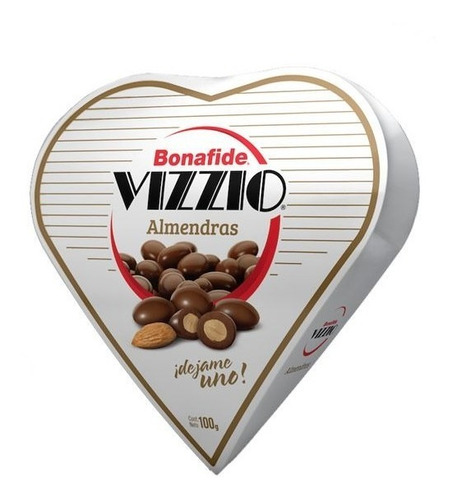 Vizzio Almendras Chocolate Bonafide 100g Fiestissima Liniers