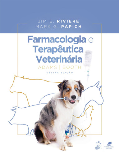 Adams Booth - Farmacologia e Terapêutica Veterinária, de RIVIERE, Jim E.. Editora Guanabara Koogan Ltda., capa mole em português, 2021