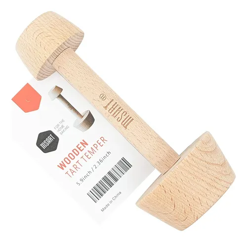 Tart Pastry Tamper Mini Pan Madera Madera Shell Muffin Metal