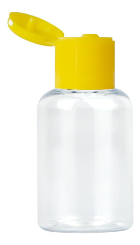 Imagem 8 de 9 de 100 Mini Frasquinhos Plástico Pet 30ml Tampa Fliptop Frasco