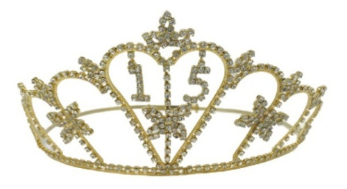 Imagen 1 de 4 de Corona Alta Para Quinceañera