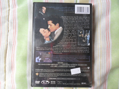 Dvd Alfred Hitchcock Pacto Siniestro (strangers On A Train)