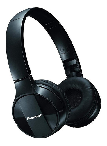 Auriculares gamer inalámbricos Pioneer SE-MJ553BT negro con luz LED