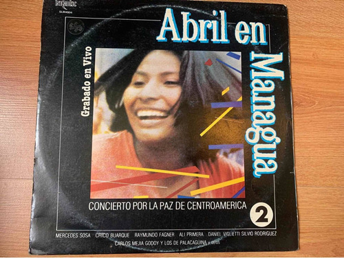 Vinilo Abril En Managua Sosa Y Silvio Che Discos Volumen 2