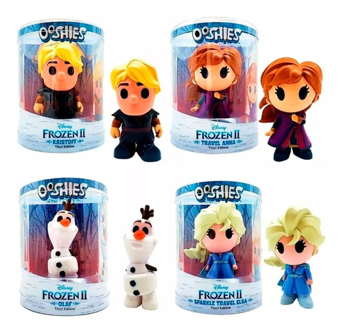 Ooshies Muñecos Frozen 2 Elsa Anna Olaf Kristoff Babymovil