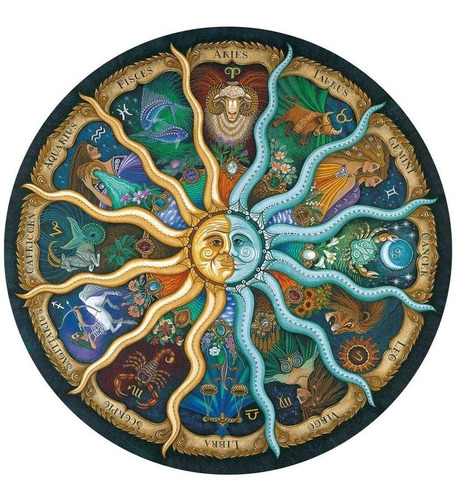 Imagen 3 de 4 de Puzzle De 500 Piezas Circular Zoodiaco, Bestoys