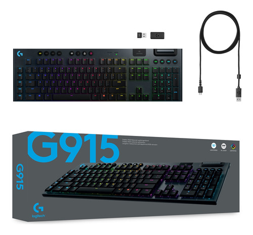 Teclado Mecánico Inalámbrico Rgb Lightspeed Logitech G915