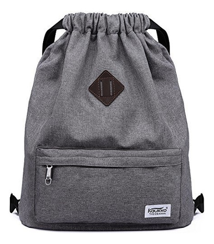 Drawstring Sports Backpack Gym Yoga Sackpack Hombro Mochila