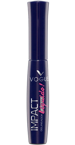 Delineador Liquido Impact Tono Negro Vogue