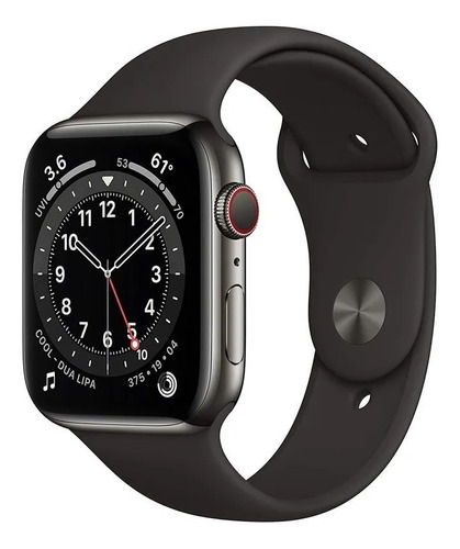 Imagen 1 de 3 de Apple Watch (gps + Cellular) Series 6 44mm Aluminium + Black