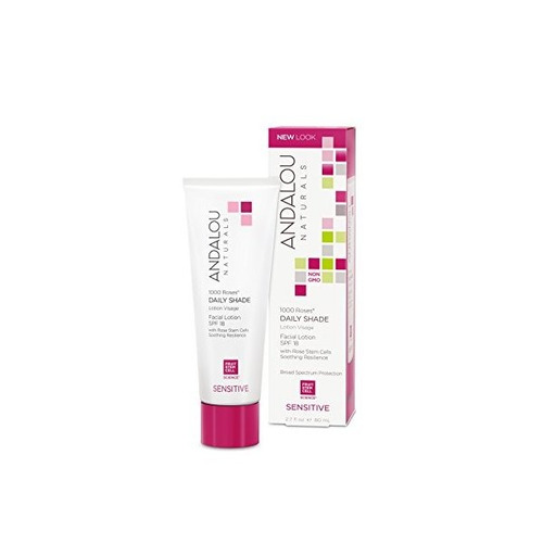 Andalou Naturals 1000 Shade Rosas Loción Facial Diaria Spf 1