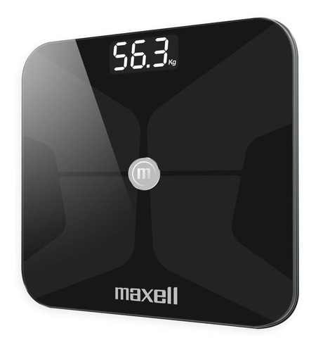 Bascula Digital Inteligente Maxell Con Bluetooth Dfs-1 Bt Negro