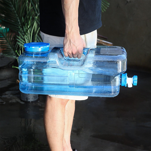 Contenedor Agua Para Acampar, Cubo Para Beber Con Grifo,