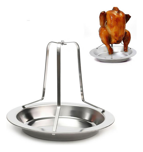 Rejilla Profesional Para Asar Pollo De Acero Inoxidable