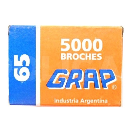 Broches Grap Para Abrochadora Nº65 X 5000