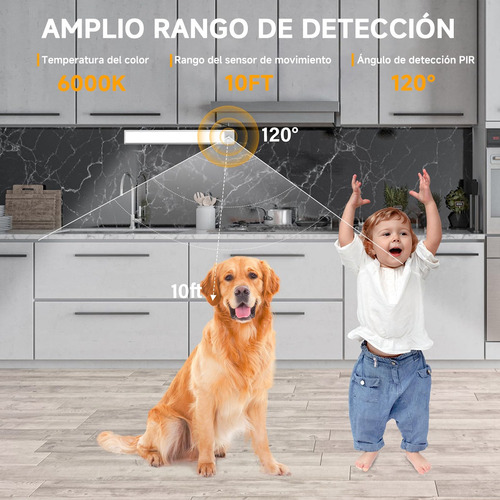 Pack 2 Luz Led Con Sensor De Movimiento Con Control Remoto
