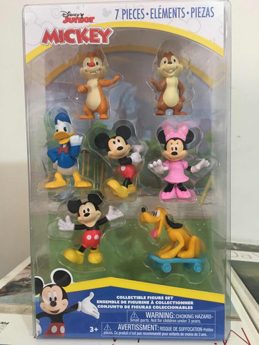 Muñecos Mickey Mouse -ardillas- Pato Donald De 6cm