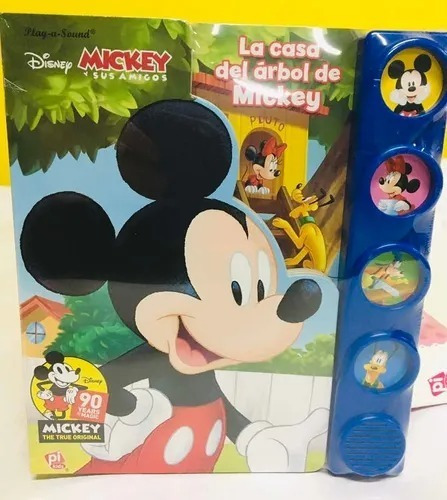 Libro Interactivo Para Niños La Casa Del Árbol De Mickey