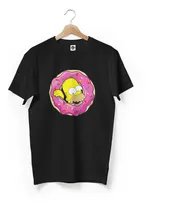 Comprar Franela Casual Los Simpsons Homero Bart Unisex