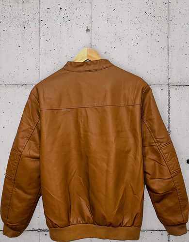 Campera Ecocuero Con Abrigo Interior