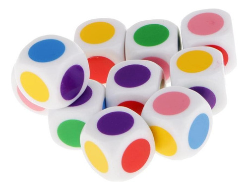 En Set Juguetes De Mesa Educativos 10pcs Dados / Juego