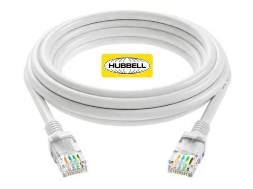 Patch Cord Cat 6 8 Ft (2 Mts) Blanco Hubbell