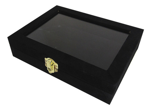 Imagen 2 de 3 de Exhibidor Con Tapa Porta Anillos Bijouterie Terciopelo