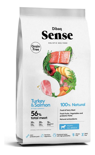 Puppy Turkey & Salmón 2kg - Dibaq Sense