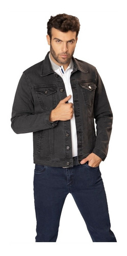 Imagen 2 de 2 de Chaqueta Hombre Clásica Gris Cromo Jeans Ref:40112029