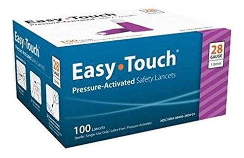 Easy Touch Lancetas De Seguridad Activadas Por Presion - 0.9