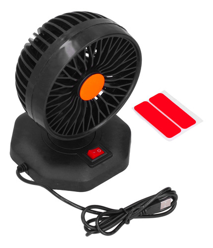 Ventilador De Coche, Ventilador De Escritorio Pequeño Redond