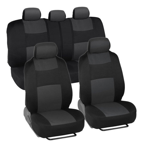 9pcs Fundas Asiento Auto Cremallera Ajustables Protectoras