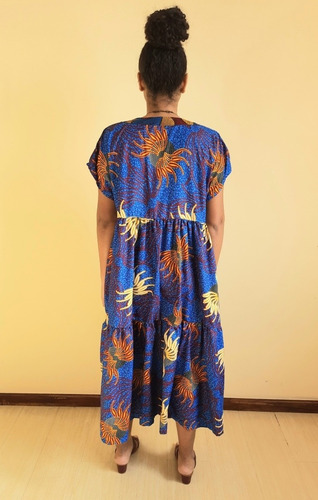 Imagem 5 de 5 de Vestido Feminino Tecido Longo Patrícia