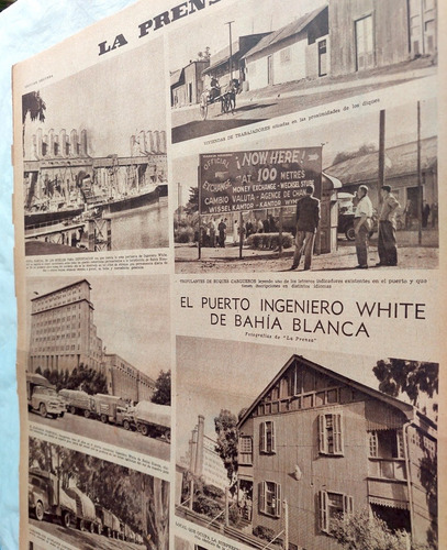 El Puerto Ingeniero White De Bahia Blanca En 1958 La Prensa (Usado)
